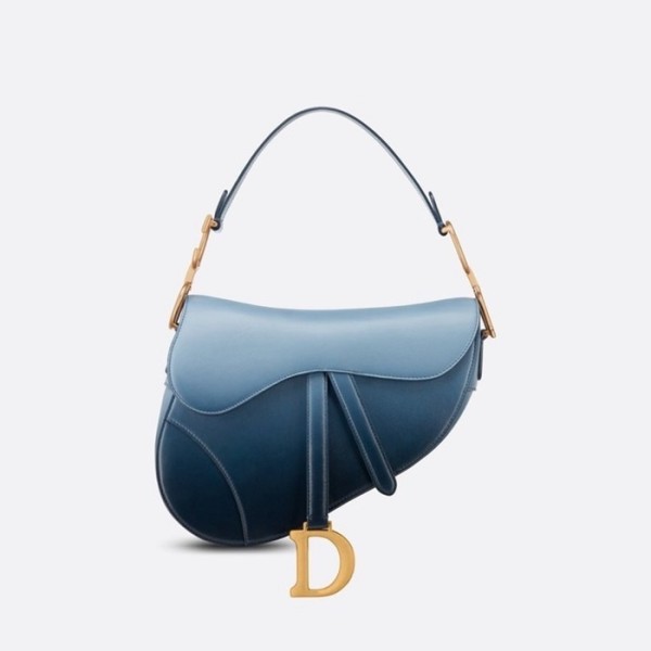 ✨디올 여성 블루 새들백 - Dior Womens Blue Saddle Bag - dib650x