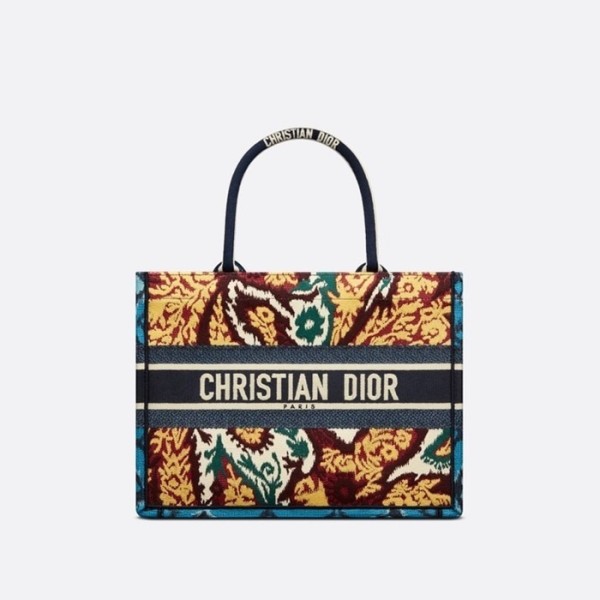 ✨디올 여성 블루 북토트 - Dior Womens Blue Book Tote - dib657x