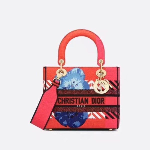✨디올 여성 레드 레이디 백 - Dior Womens Red Lady Bag - dib672x