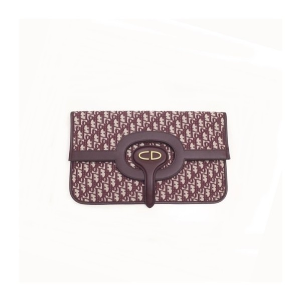 ✨디올 여성 오블리크 클러치 - Dior Womens Burgundy Clutch - bab718x