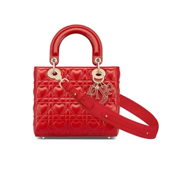 ✨디올 여성 레드 레이디 백 - Dior Womens Red Lady Bag - dib749x