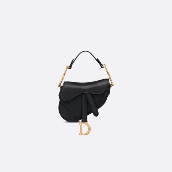✨디올 여성 블랙 미니 새들백 - Dior Womens Black Saddle Bag - dib763x
