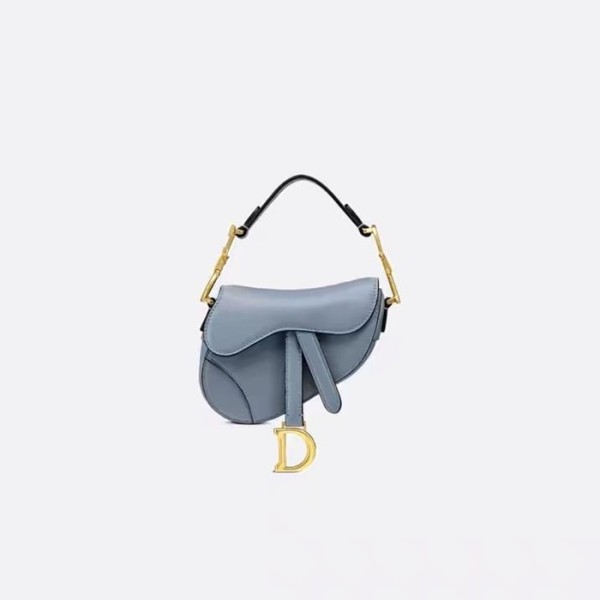 ✨디올 여성 블루 미니 새들백 - Dior Womens Blue Saddle Bag - dib764x