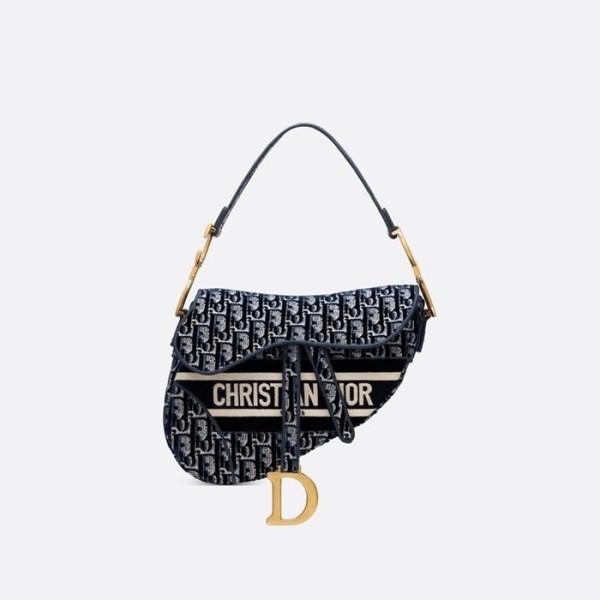 ✨디올 여성 네이비 새들백 - Dior Womens Navy Saddle Bag - dib772x