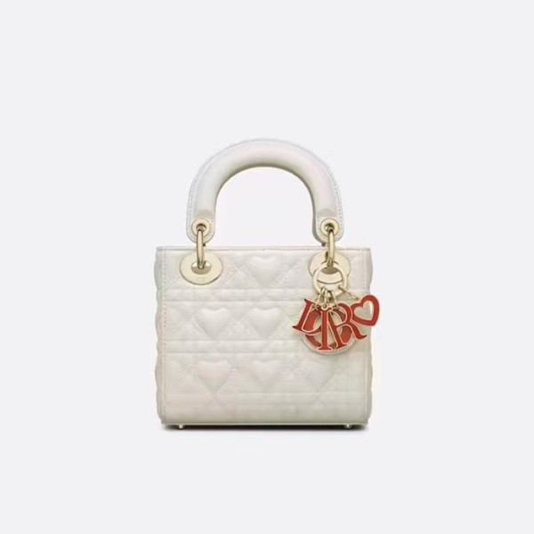 ✨디올 여성 화이트 레이디 백 - Dior Womens White Lady Bag - dib774x