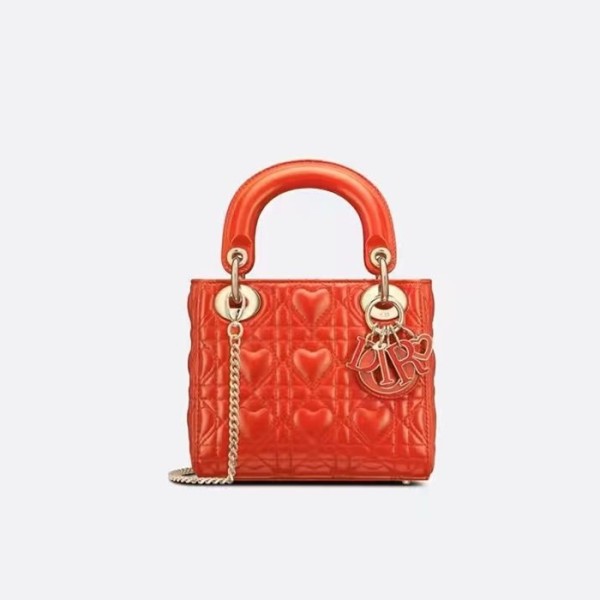 ✨디올 여성 레드 레이디 백 - Dior Womens Red Lady Bag - dib776x