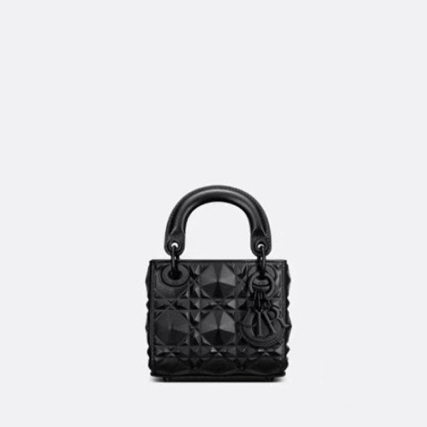 ✨디올 여성 블랙 미니 레이디 백 - Dior Womens Black Lady Bag - dib785x