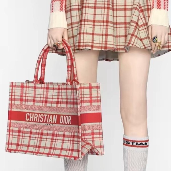 ✨디올 여성 레드 북토트 - Dior Womens Red Book Tote - dib800x