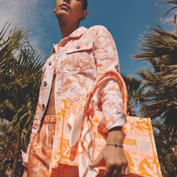 ✨디올 여성 오렌지 북토트 - Dior Womens Orange Book Tote - dib837x