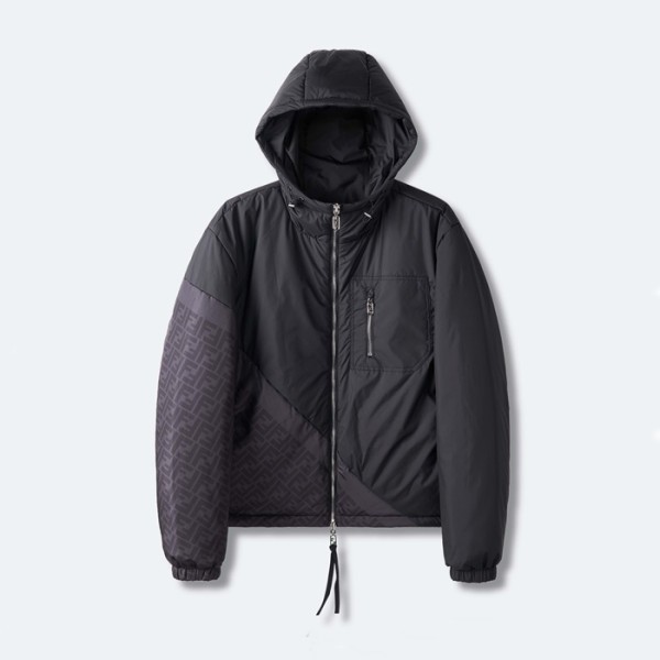✨펜디 남성 블랙 다운 자켓 - Fendi Mens Black Jackets - fec158x