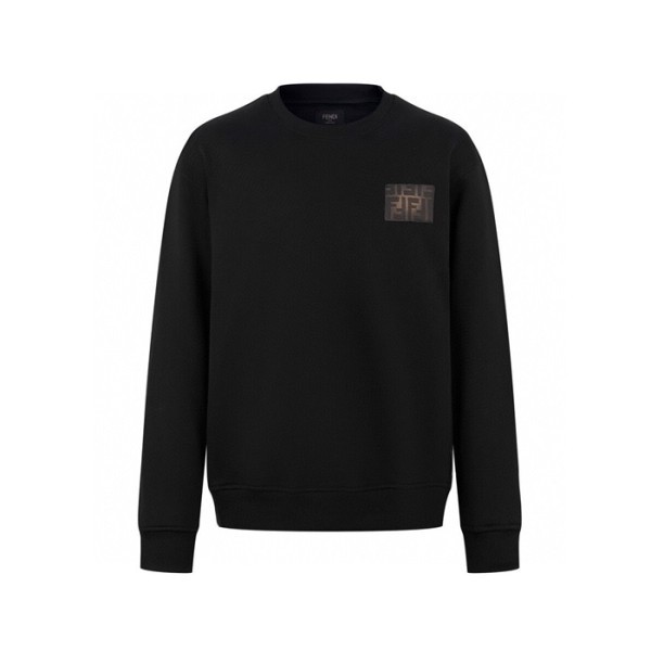 ✨펜디 남성 캐쥬얼 블랙 맨투맨 - Fendi Mens Black Tshirts - fec170x