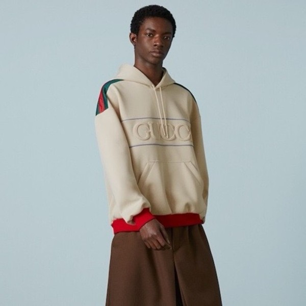 ✨구찌 남성 아이보리 후드티 - Gucci Mens Ivory Hoodie - guc179x