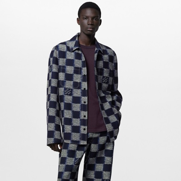 ✨루이비통 남성 블루 셔츠 - Louis vuitton Mens Blue Shirts - lvc198x