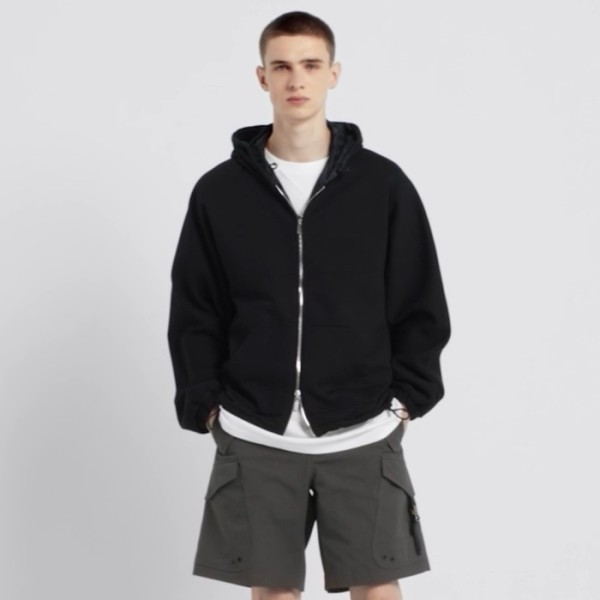 ✨디올 남성 블랙 양면 자켓 - Dior Mens Black Jackets - dic214x