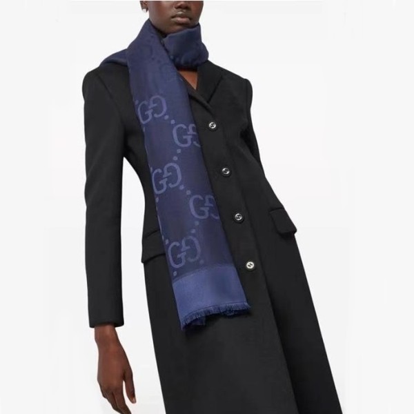 ✨구찌 여성 블루 스카프 - Gucci Womens Blue Scarf - acc1713x