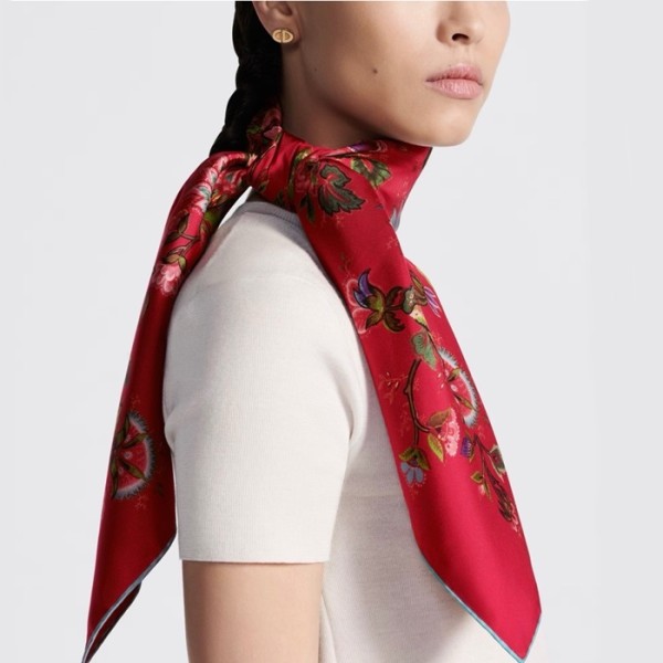 ✨디올 여성 레드 머플러 - Dior Womens Red Muffler - acc1728x