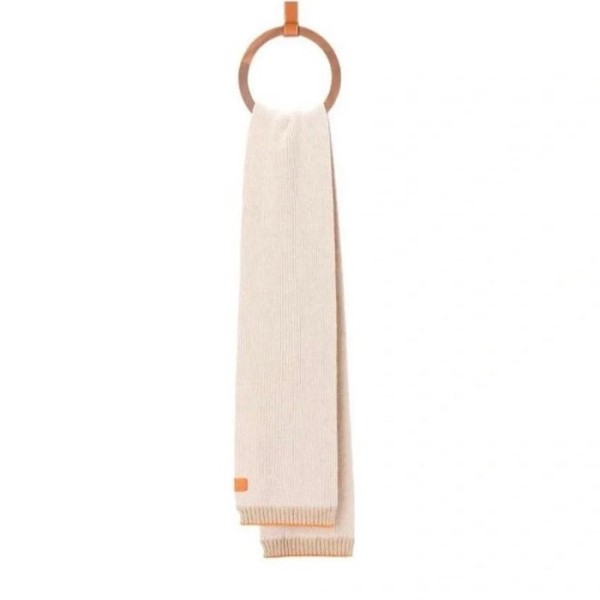 ✨로에베 남/녀 아이보리 머플러 - Loewe Unisex Ivory Muffler -acc1733x