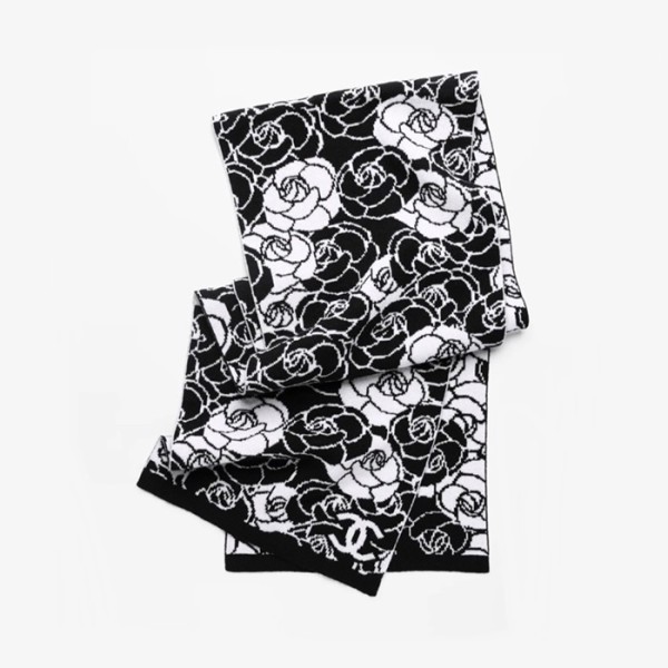 ✨샤넬 여성 블랙 머플러 - Chanel Womens Black Muffler - ch1748x