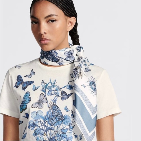 ✨디올 여성 블루 스카프 - Dior Womens Blue Scarf - acc1800x