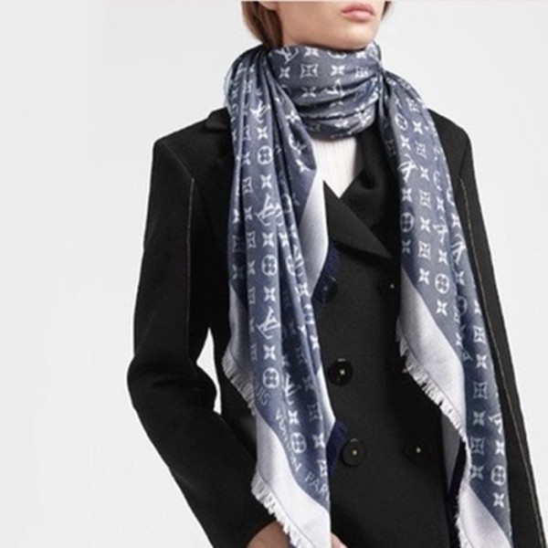 ✨루이비통 여성 블루 스카프 - Louis vuitton Womens Scarf - acc1856x