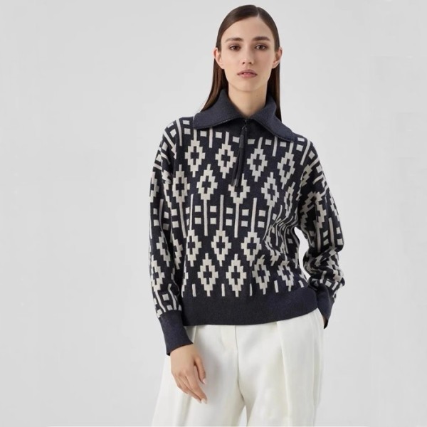 ✨브루넬로쿠치넬리 여성 블랙 스웨터 - Brunello Cucinelli Womens Black Sweaters - brc300x