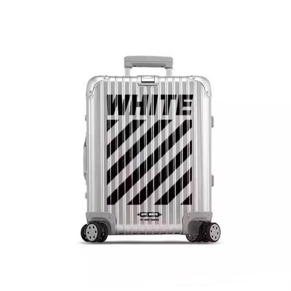 ❤리모와 x 오프화이트 컬렉션 실버 캐리어 -  Rimowa x Off-White Silver Carrier - ric109x