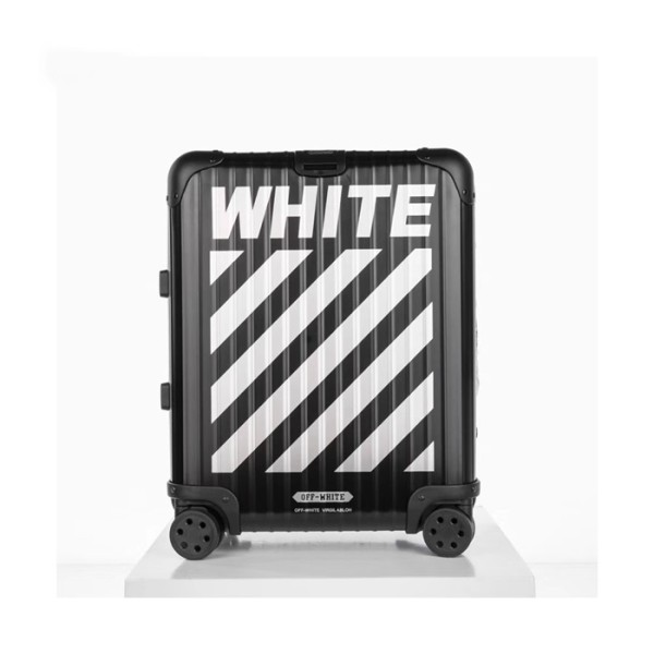 ❤리모와 x 오프화이트 컬렉션 블랙 캐리어 -  Rimowa x Off-White Black Carrier - ric110x