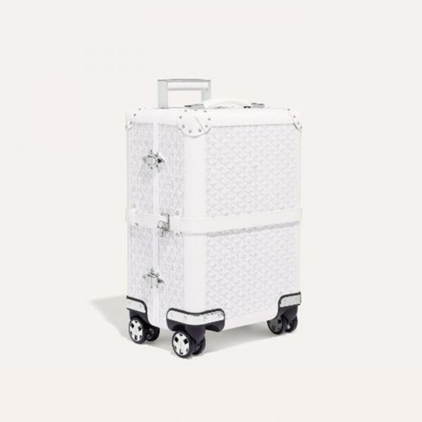 ❤고야드 부흐제 트롤리 화이트 캐리어 - Goyard Trolley White Carrier - goc128x