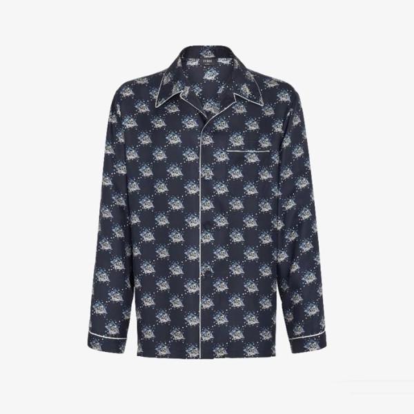 ✨펜디 남성 네이비 파자마 - Fendi Mens Navy Pajamas - fec327x