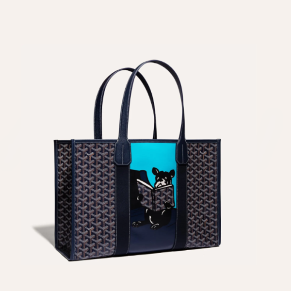 ✨고야드 남/녀 네이비 빌렛 토트백 - Goyard Unisex Villette Tote Bag - gob1016x