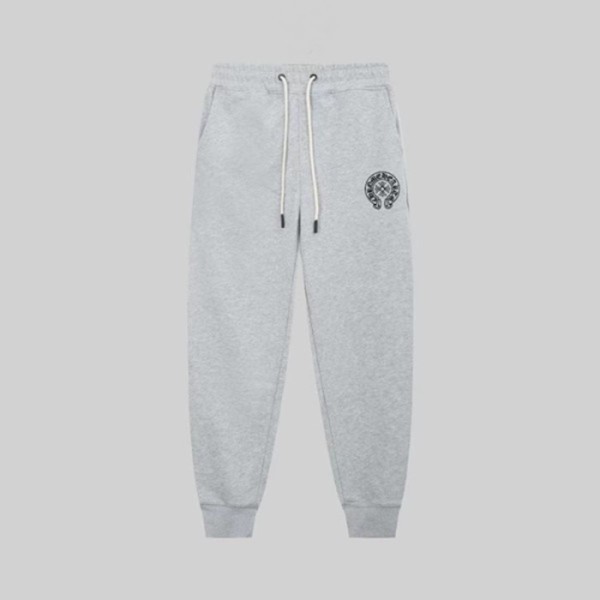 ✨크롬하츠 남성 그레이 트레이닝 팬츠 - Chrom Hearts Mens Training Pants - chc124x