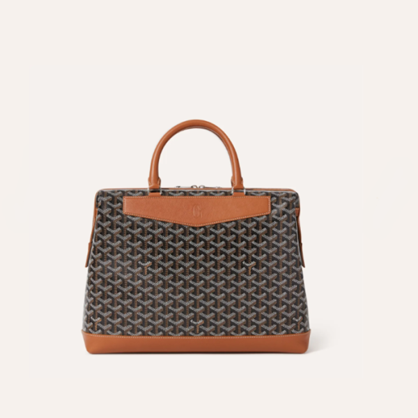 ✨고야드 남성 블랙 탄 시스알팡 서류가방 - Goyard Mens Cisalpin Tote Bag - gob1022x