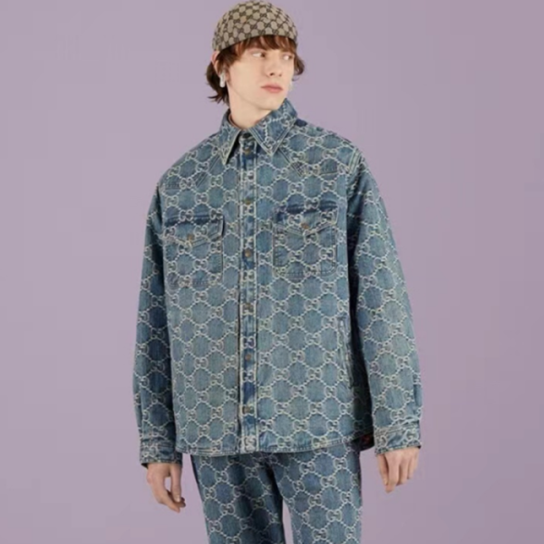 ✨구찌 남성 블루 자켓 - Gucci Mens Blue Jackets - guc326x