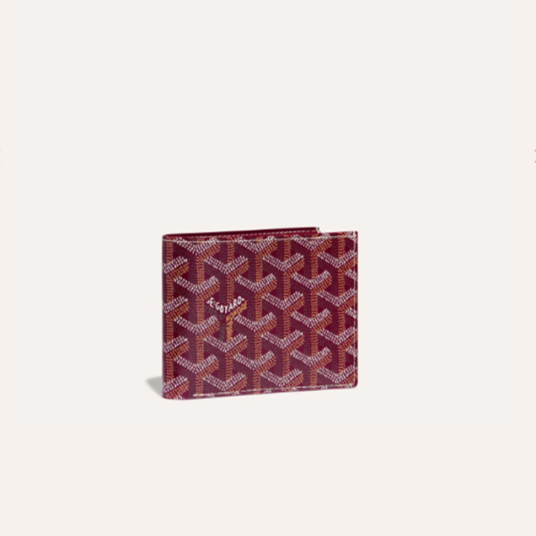 ✨고야드 남/녀 버건디 빅투와르 반지갑 - Goyard Unisex Victoire Wallets - gow57x