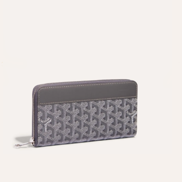 ✨고야드 남/녀 마티뇽 그레이 지갑 GM - Goyard Unisex Matignon Long Wallets - gow66x