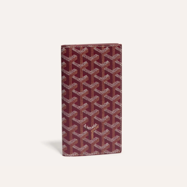 ✨고야드 남/녀 버건디 생로슈 장지갑 - Goyard Unisex Saint Roch Long Wallets - gow78x