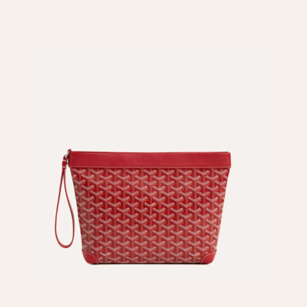 ✨고야드 남/녀 레드 콘티 파우치 - Goyard Unisex Conti Pouch - gob1168x