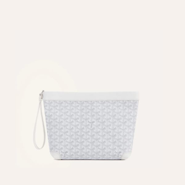 ✨고야드 남/녀 화이트 콘티 파우치 - Goyard Unisex Conti Pouch - gob1173x