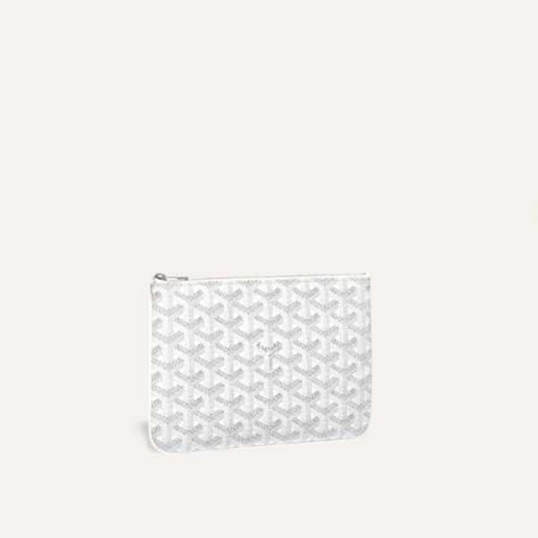 ✨고야드 남/녀 화이트 세나 클러치 PM - Goyard Unisex Senat Clutch PM - gob1265x