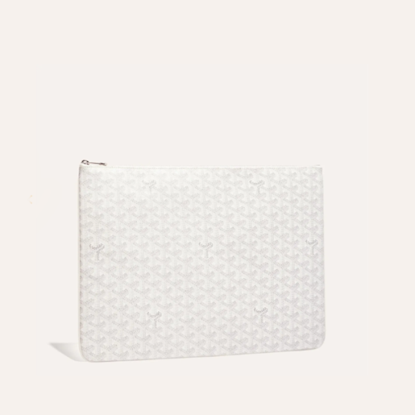 ✨고야드 남/녀 화이트 세나 클러치 MM/MGM/GM - Goyard Unisex Senat Clutch MM/MGM/GM - gob1365x