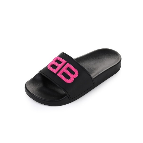 ✨발렌시아가 남/녀 블랙 슬리퍼 - Balenciaga Unisex Black Slippers - bas212x