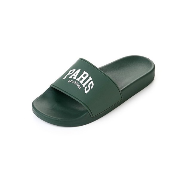 ✨발렌시아가 남/녀 그린 슬리퍼 - Balenciaga Unisex Green Slippers - bas216x
