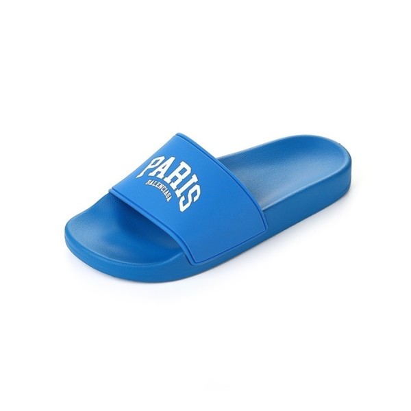 ✨발렌시아가 남/녀 블루 슬리퍼 - Balenciaga Unisex Blue Slippers - bas223x
