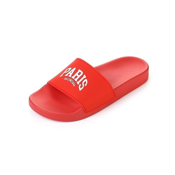 ✨발렌시아가 남/녀 레드 슬리퍼 - Balenciaga Unisex Red Slippers - bas224x