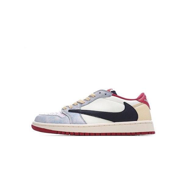 ✨나이키 남/녀 블루 스니커즈 - Nike Air Jordan 1 Low Unisex Sneakers - nis304x