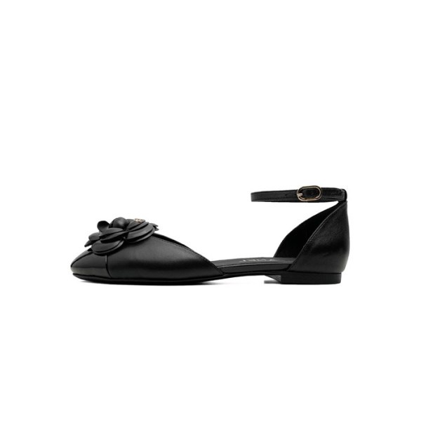 ✨샤넬 여성 까멜리아 블랙 샌들 - Chanel Womens Black Sandals - chs358x