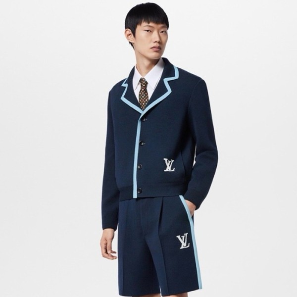 ✨루이비통 남성 블루 가디건 - Louis vuitton Mens Blue Cardigan - lvc352x