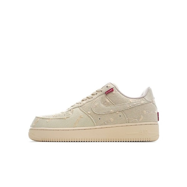✨나이키 남/녀 베이지 스니커즈 - Nike Air Force 1 Unisex Sneakers - nis445x