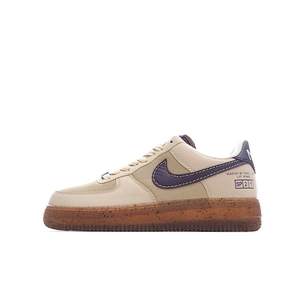 ✨나이키 남/녀 베이지 스니커즈 - Nike Air Force 1 Unisex Sneakers - nis468x