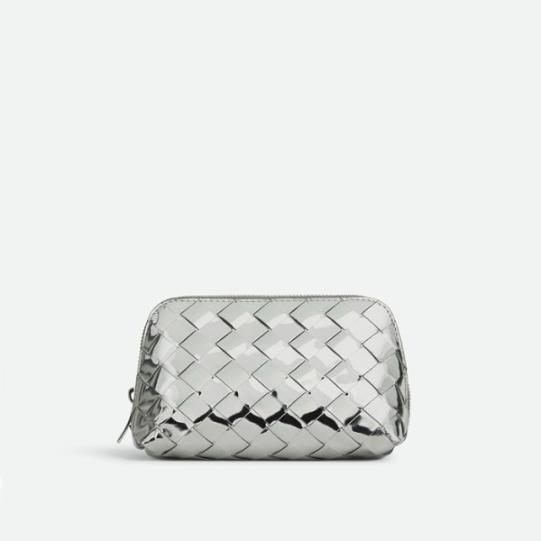 ✨보테가 베네타 여성 실버 파우치 - Bottega Veneta Womens Silver Pouch - bvb457x